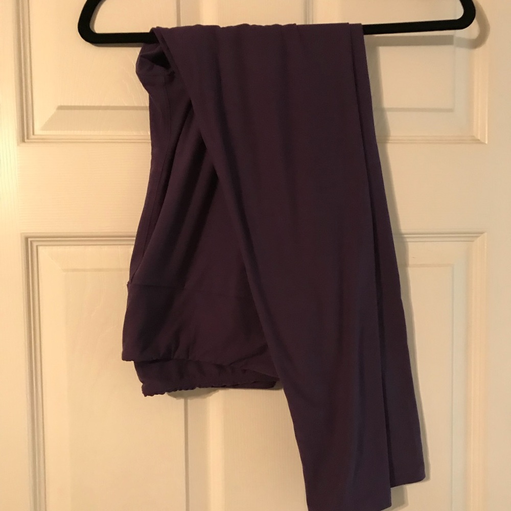 LuLaRoe Tall & Curvy TC Leggings Solid Dark Purple